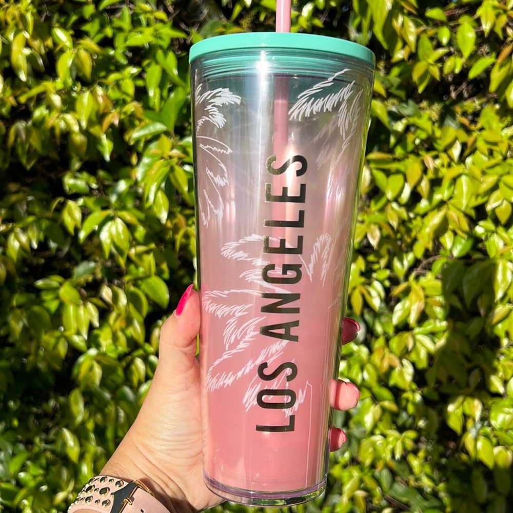 Cute Starbucks Los Angeles 24 oz Venti Cold Cup Traveler Tumbler